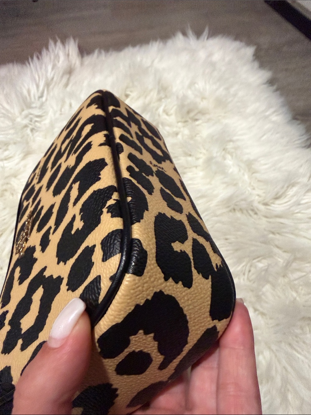 Coach Leopard Print Crossbody in Black and Tan - Picture 15 of 15